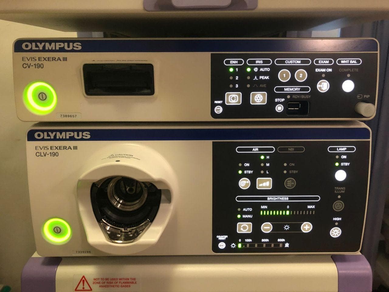 OLYMPUS CV-190 & CLV-190 — EVIS EXERA III Endoscopy System