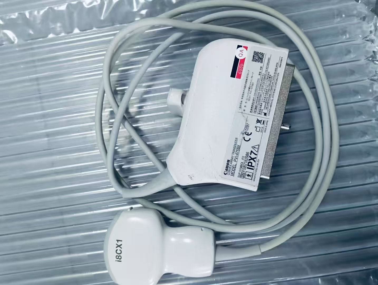 Toshiba PVI-475BX IC8X1 Convex Array Ultrasound Probe for Aplio & Xario Systems