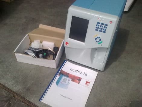 Automated 18-Parameter Veterinary Hematology Analyzer: The Orphee Medical Mythic 18 3-diff