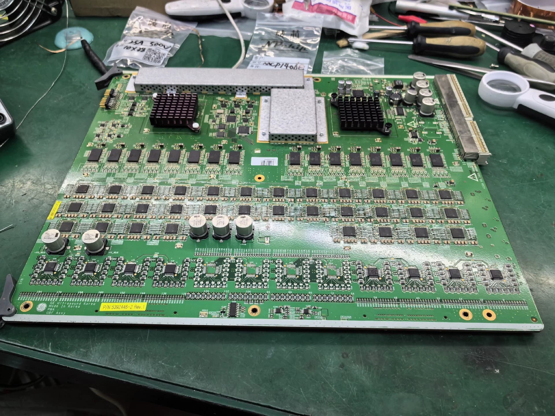 Repair service for GE GBF128 Beamformer Board 5392446-3 5392446-2 Compatible with LOGIQ S7 LOGIQ S8 Ultrasound